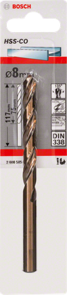 Bosch 8 mm HSS-Co metalbor.