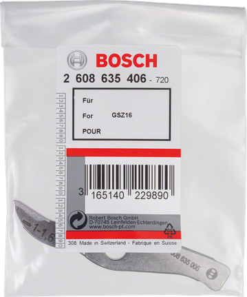 Bosch GSZ16 tilbehør til lige klinge.