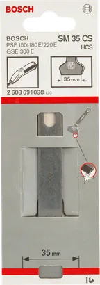 Bosch SM 35 CS 35 mm skraberblad.