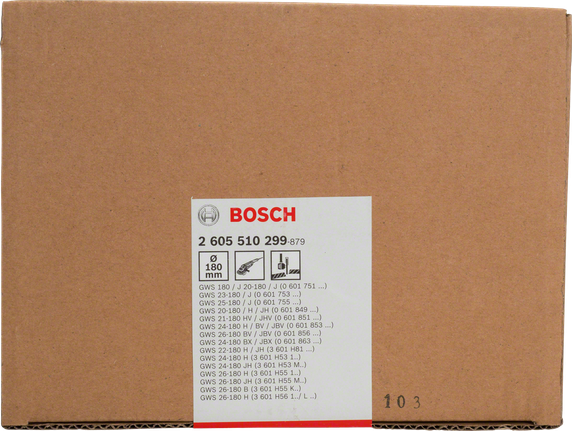 Bosch 180 mm afskæringsbeskyttelse.