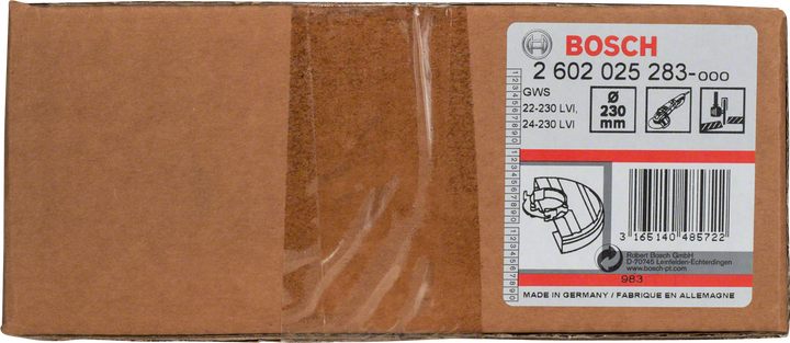 Bosch 230 mm beskyttelsesskærm.