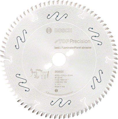 Bosch Top Precision rundsavklinge til laminerede paneler.