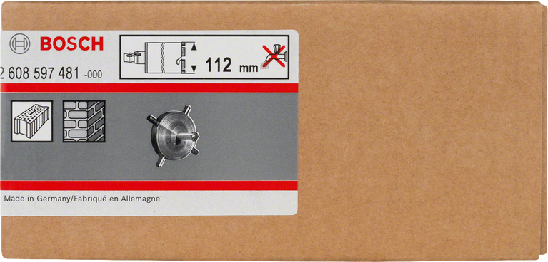 Bosch 112 mm borekryds til tørborekroner.