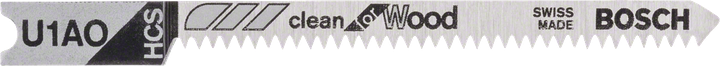 Bosch stiksavklinge U 1 AO til rene kurvesnit i træ.