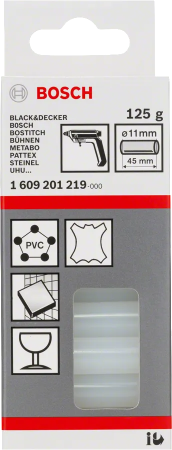 Bosch limstift 11 mm diameter til limpistoler.