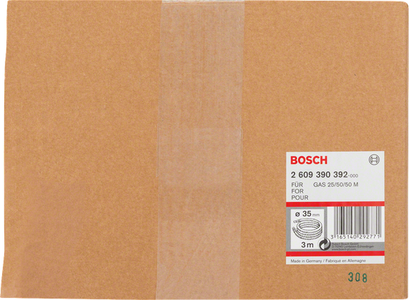 Bosch 35 mm støvsugerslange 3 m.