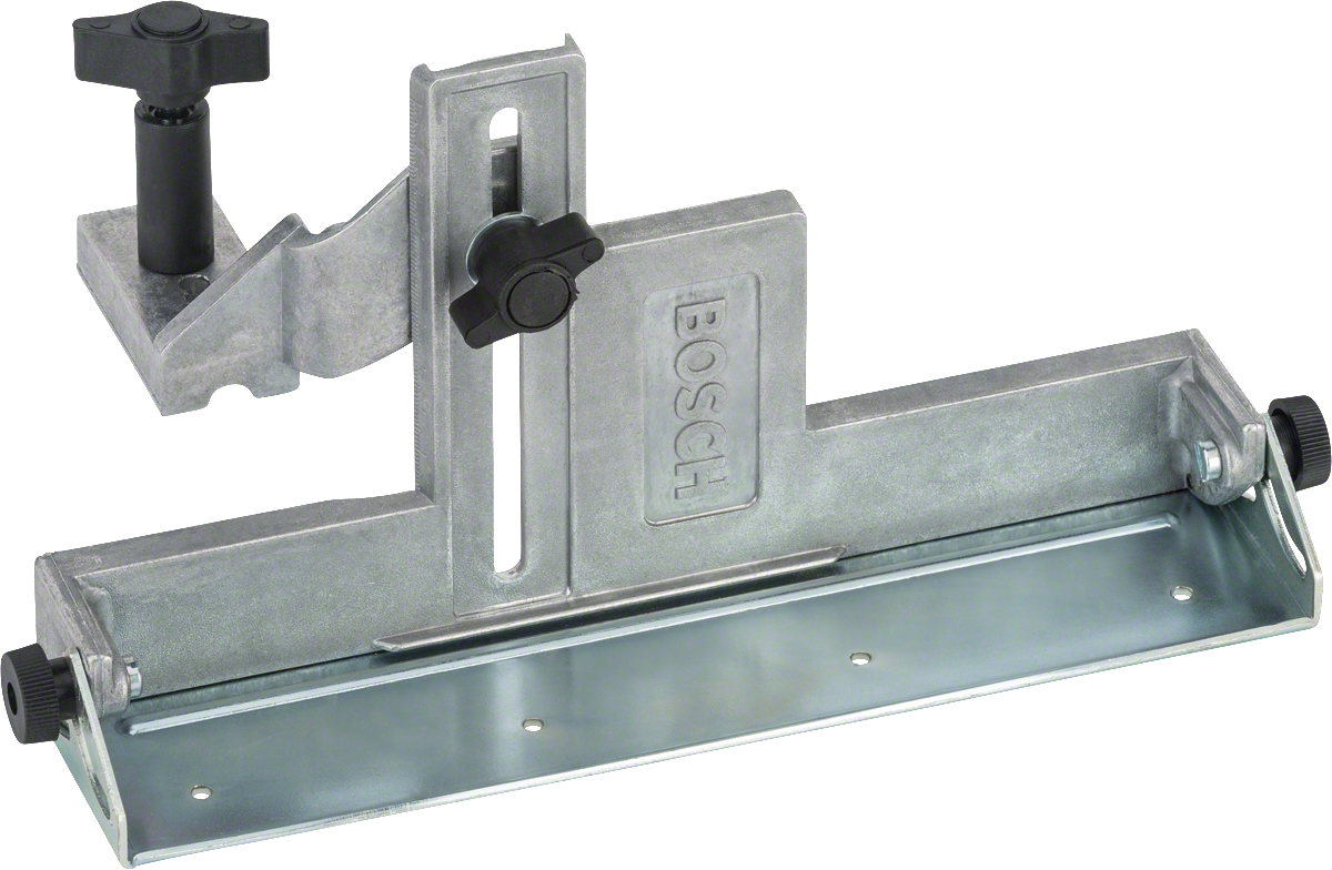 Bosch parallel- og vinkelanslag til præcis skæring.