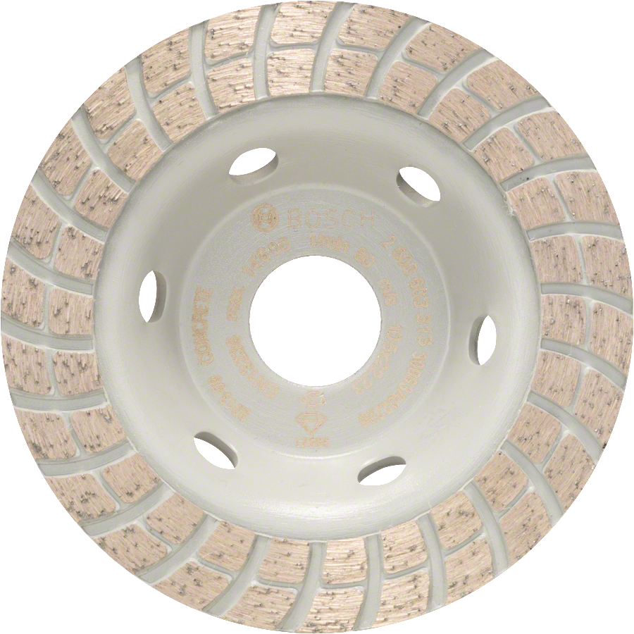 Bosch diamantskæreskive standard til beton Turbo.