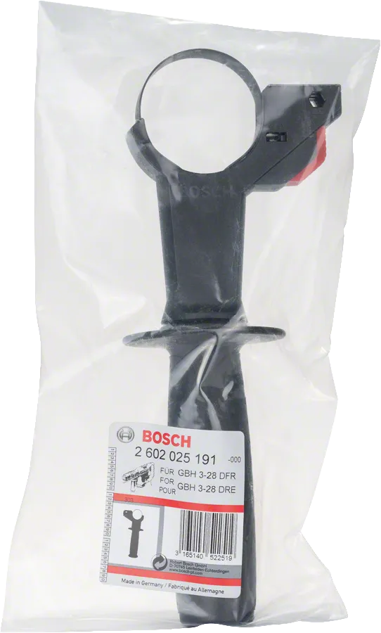 Bosch borehammerhåndtagstilbehør.