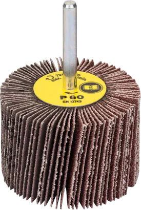 Bosch lamelskive korn 60 med 6 mm lige skaft.