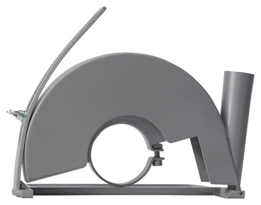 Bosch beskyttelsesskærm til skæring med støvudsugningsport.