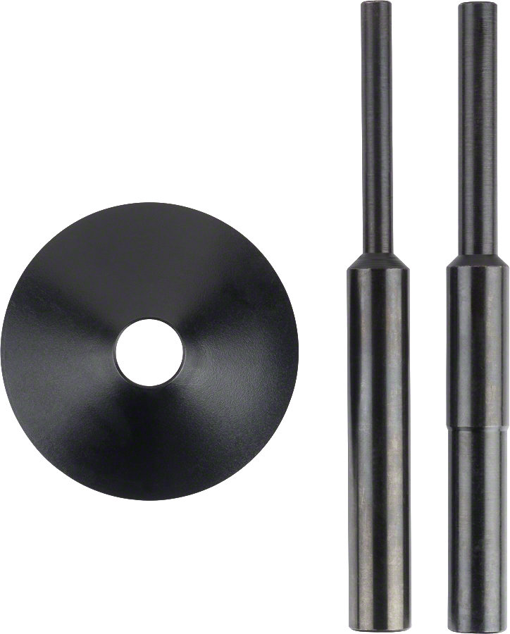 Bosch centreringsstiftsæt 8/12 mm med føringsplade.