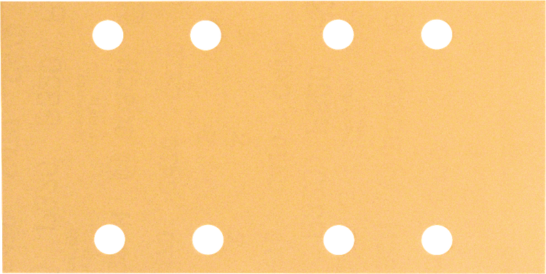 Bosch slibeblad med otte støvudsugningshuller.