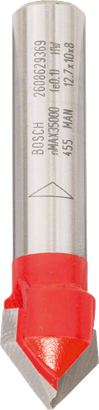 Bosch Expert til træ V-notbor 90°, 8 mm skaft.