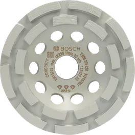 Bosch diamantslibehoved Bedst til beton.