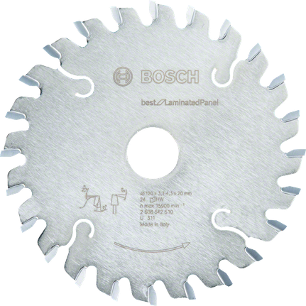 Bosch Best for Laminated Panel konisk forridseklinge.