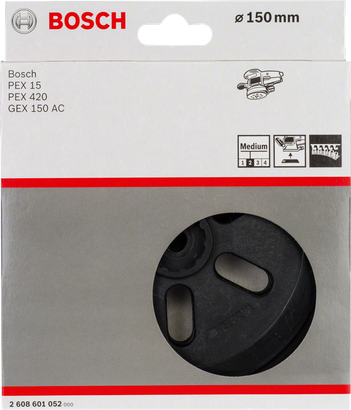 Bosch 150 mm slibeskive medium.