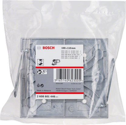 Bosch reserveslibeplade 100×110 mm.