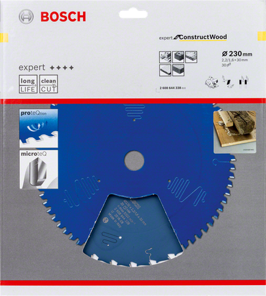 Bosch 230 mm ConstructWood savklinge.