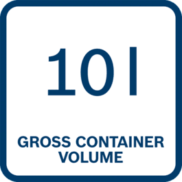 10l brutto containervolumen 
