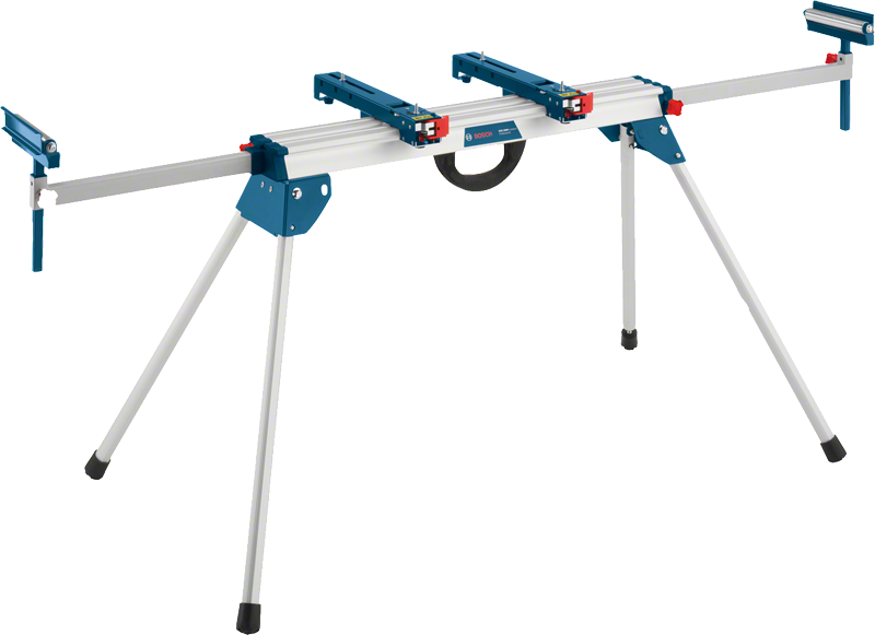 Bosch GTA 2500 arbejdsbænk med justerbare forlængere.