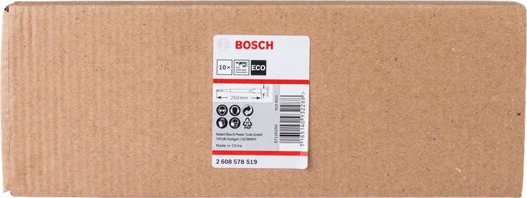 Bosch 10-pak eco savklinger 250 mm.