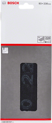 Bosch slibetråd 220 korn.