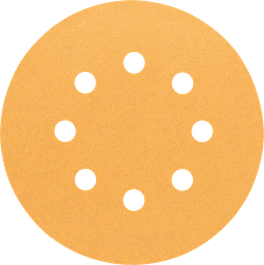 Bosch C470 slibeblad 125 mm 8-huls 120 korn.