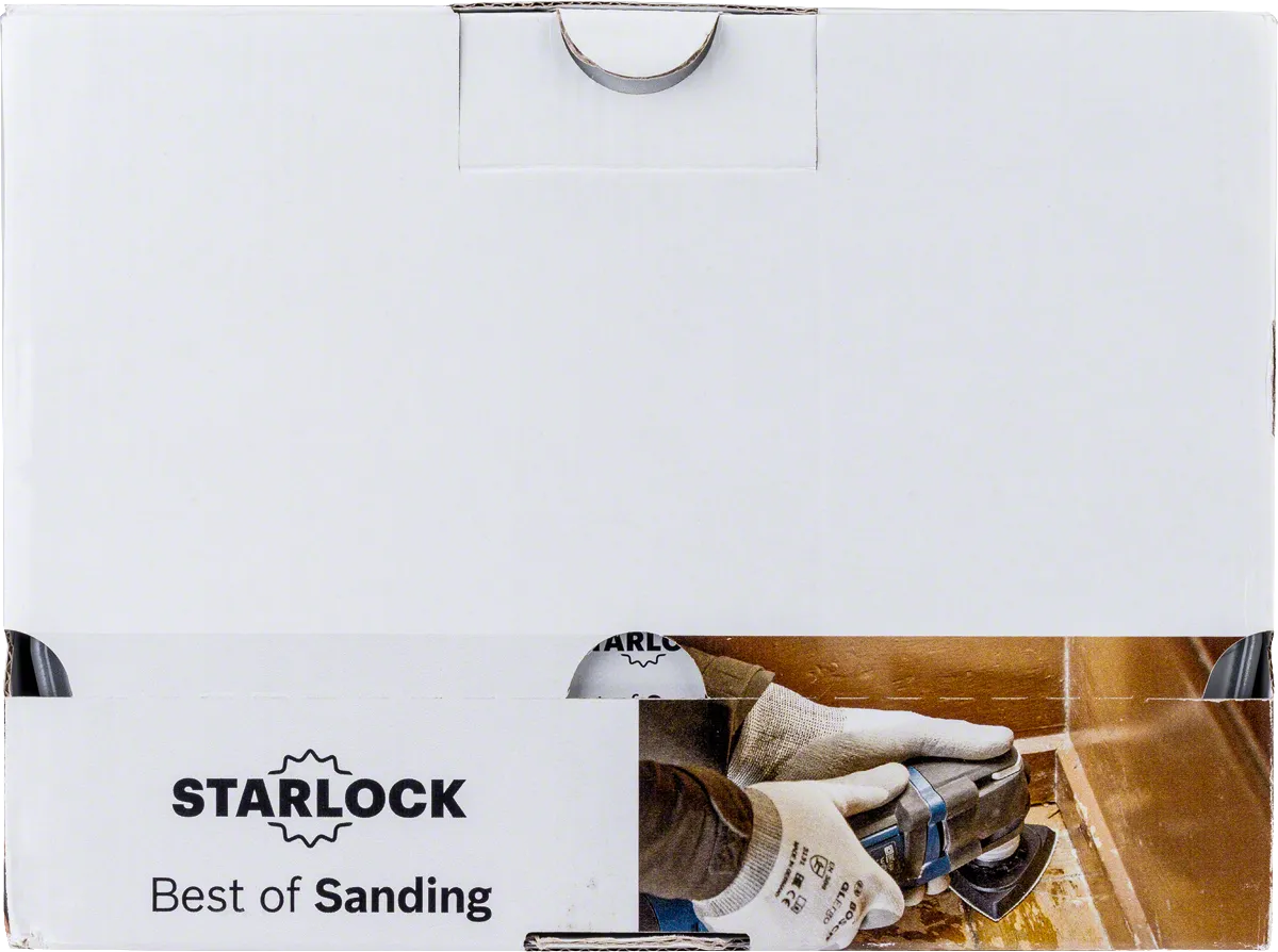 Bosch Starlock slibesæt-emballage til slibeværktøj.