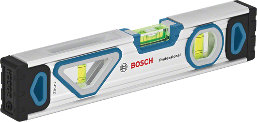 Bosch 25 cm vaterpas med måleglas.