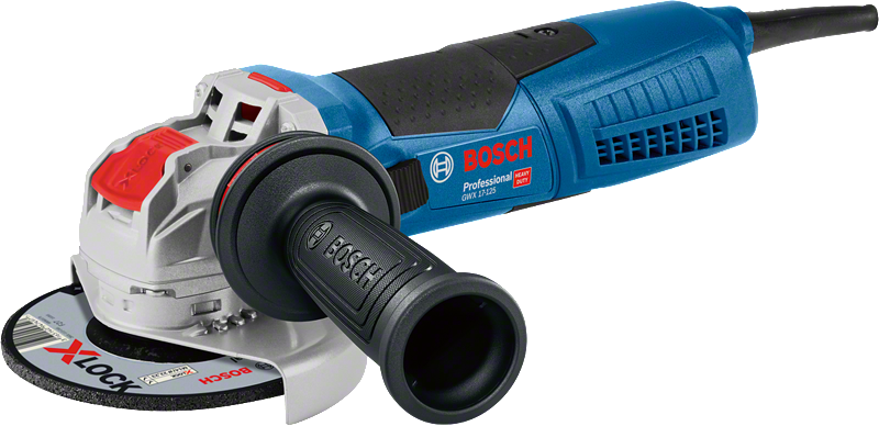 Bosch GWX 17-125 vinkelsliber med X-LOCK-system.