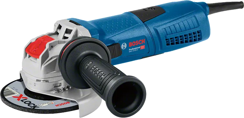 Bosch GWX 13-125 S vinkelsliber med X-LOCK-system.