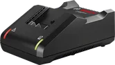 Bosch GAL 18V-40 batterioplader med LED-indikatorer.