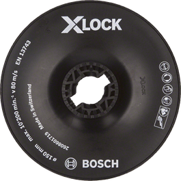 Bosch X-LOCK bagskive 150 mm hård til slibere.