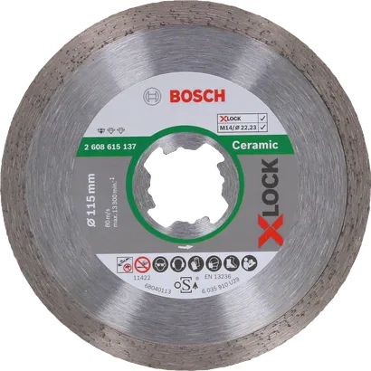 Bosch X-LOCK Standard til keramisk diamantskæreskive 115 mm.