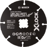 Bosch Carbide Multi Wheel X-LOCK-skive til træ og plast.