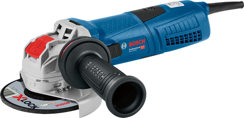 Bosch GWX 13-125 vinkelsliber med X-LOCK-system.