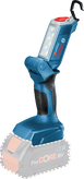 Bosch GLI 18V-300 LED arbejdslampe med ProCORE18V batteri.