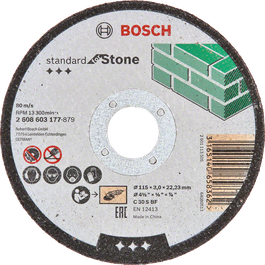Standard for Stone-skæreskive