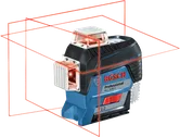 Bosch GLL 3-80 C lasernivelleringsværktøj med 360° linjer.