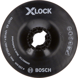 Bosch X-LOCK 150 mm slibeskive til vinkelslibere.