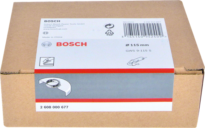 Bosch slibebeskyttelse 115 mm.