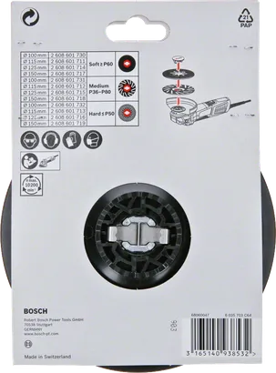 Bosch X-LOCK bagskive 150 mm blød.