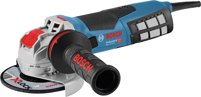 Bosch GWX 19-125 S vinkelsliber med X-LOCK-system.