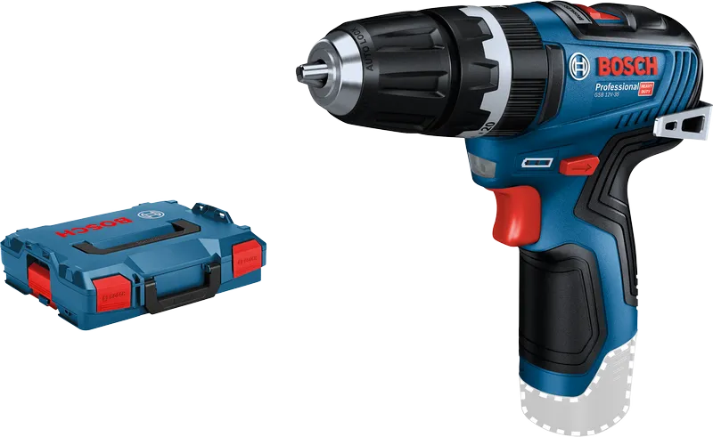 Bosch GSB 12V-35 akku-boremaskine med bærekuffert.