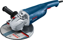 Bosch GWS 20-230 P vinkelsliber, ergonomisk håndtag.