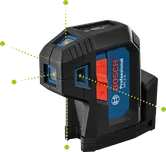 Bosch GPL 5 G punktlaser med selvnivellering.