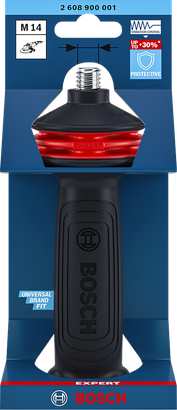 Bosch Expert-håndtag M14 vibrationskontrol 169×69 mm.