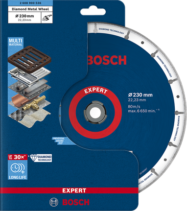 Bosch diamantmetalskive 230 mm.
