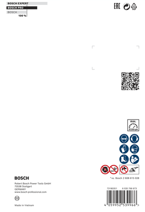 Bosch EXPERT MultiMaterial diamantskæreskive 150×22,23×2,4×12 mm.